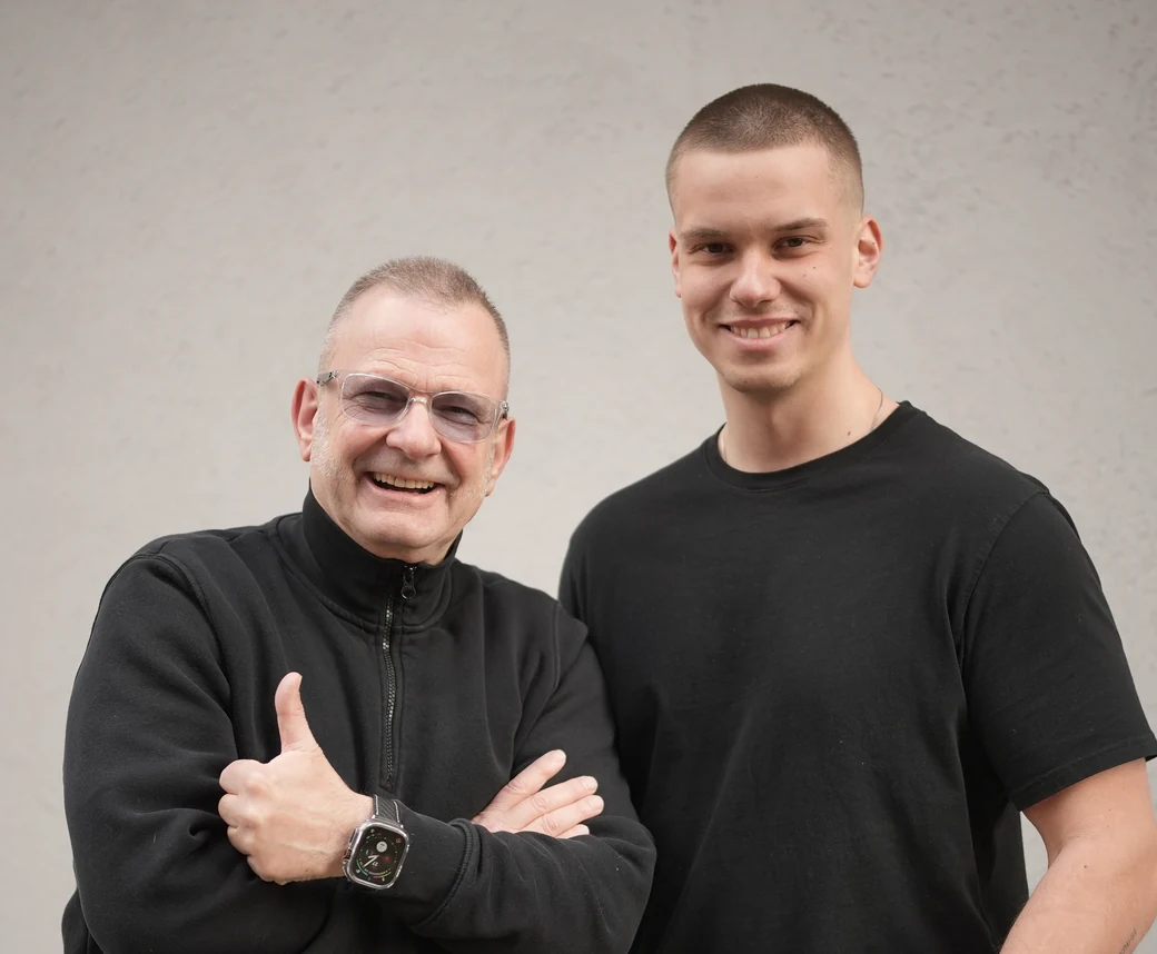 Die Geschäftsführer Sven Wulf und Daniel Dmytrov der Alltagshilfe Hannover